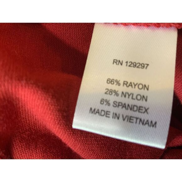 NWT IMAN Red Open Front Zipper Detail Long Sleeve Jacket Sz 3X Corpgore Business - Picture 13 of 16